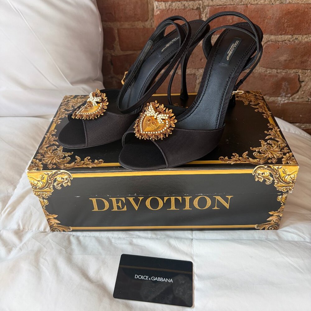 NWT Dolce & Gabbana Devotion Sandal Heels, size EU 41